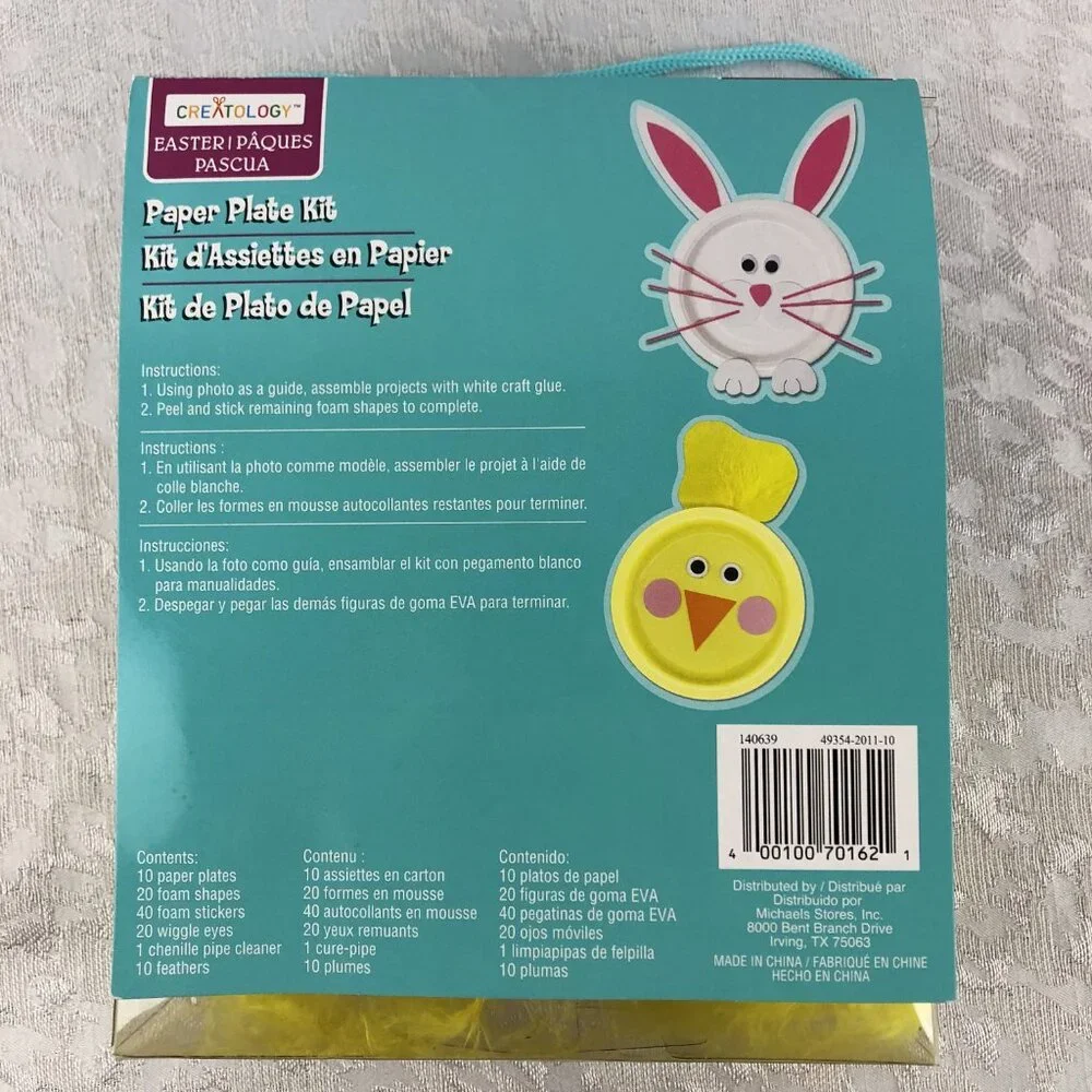 Creatology Easter Craft Kits: Paint Posters+3D Foam Kit+Plates+Felt Sewing NWT